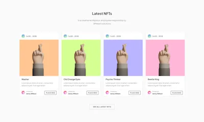 Marketplace Items Component - Figma UI Design Element