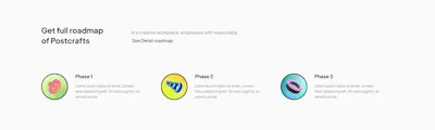 Roadmap Component - Figma UI Design Element