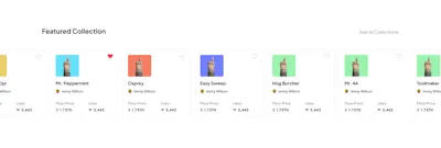 Marketplace Items Component - Figma UI Design Element