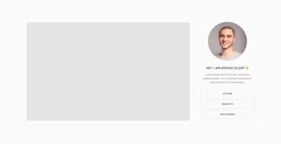 Sidebar author Component - Figma UI Design Element
