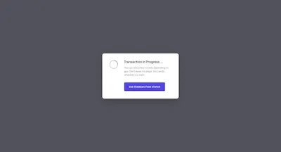 Transaction progress Component - Figma UI Design Element