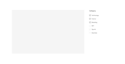 Sidebar category Component - Figma UI Design Element