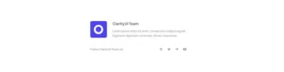 Author Component - Figma UI Design Element