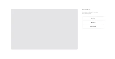 Sidebar social Component - Figma UI Design Element