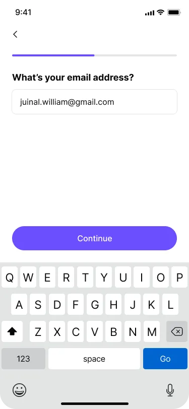 Sign up Component - Figma UI Design Element