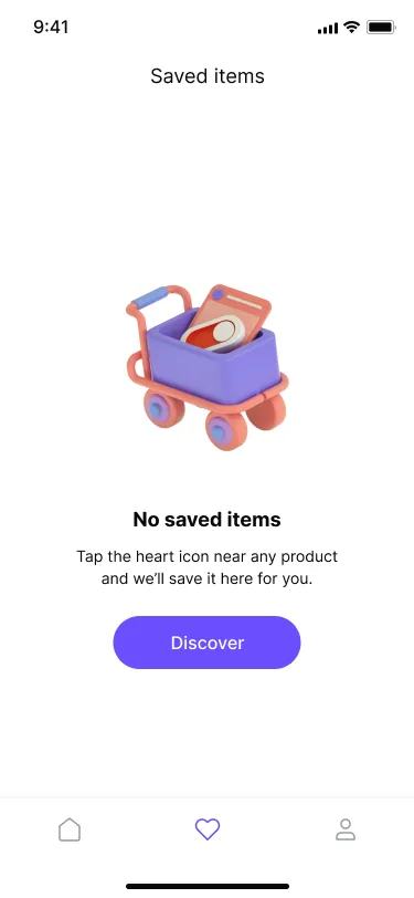 Empty State Component - Figma UI Design Element