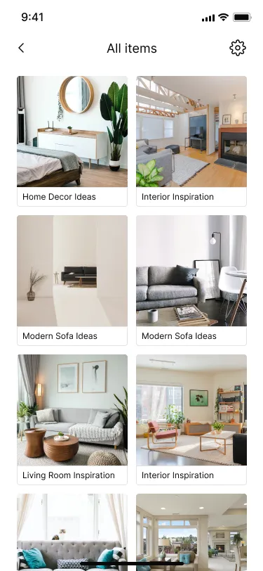 Home Component - Figma UI Design Element