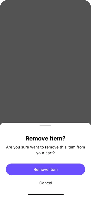 Confirmation Component - Figma UI Design Element