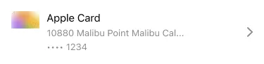 ApplePay-detailCard Component - Figma UI Design Element