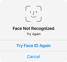 FaceID Component - Figma UI Design Element