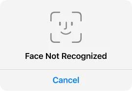FaceID Component - Figma UI Design Element