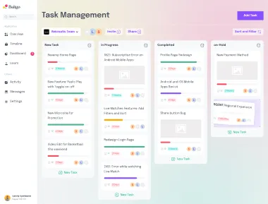 Figma Dashboard Task Management