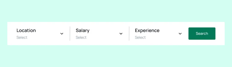 Search bar UI Component