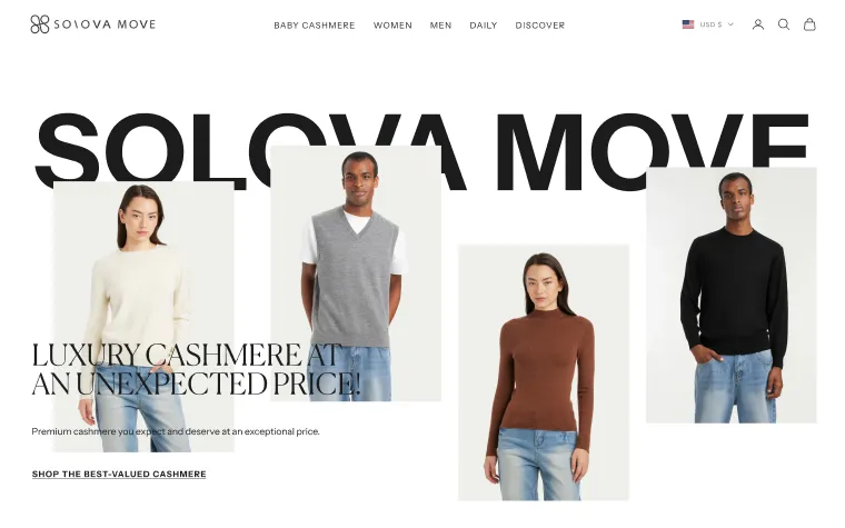 Ecommerce Hero Section